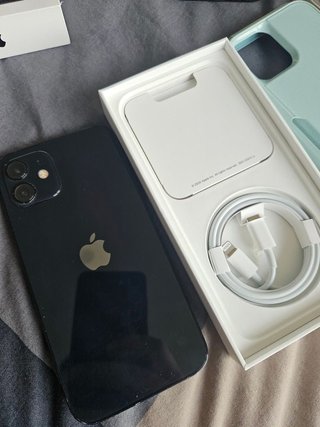 iPhone 12 azul 128GB + Extras
