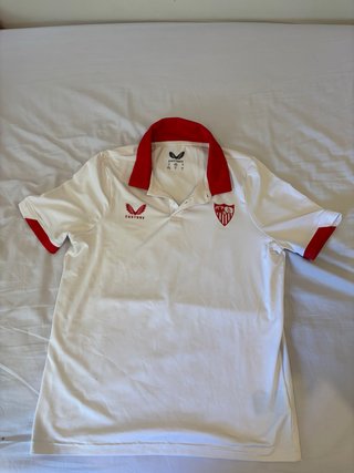Polo Paseo Sevilla FC 22/23 Castore Blanco/Rojo