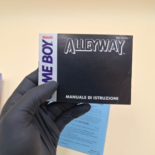Alleyway Nintendo Game Boy PAL ITA Box Manuale
