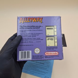 Alleyway Nintendo Game Boy PAL ITA Box Manuale