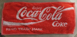 Paño Coca-Cola Vintage. 43x20 cm