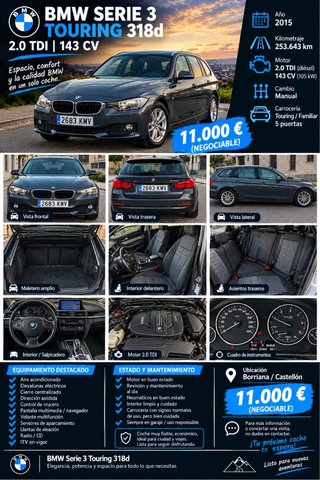 🚘 BMW Serie 3 Touring 318d