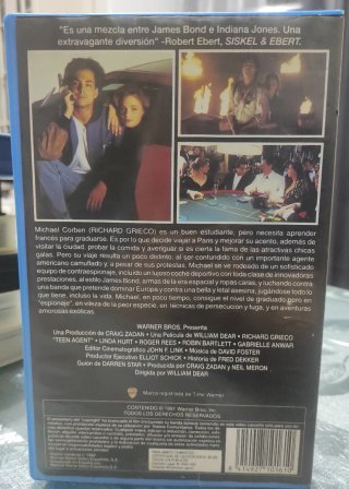 VHS Agente Juvenil (Richard Grieco)