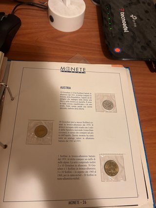 Album Monete da Collezione Austria