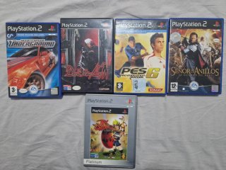 Consola PS2 Slim Negra + Juegos + HDMI