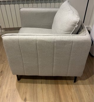 Sillón Gris Sklum Tela