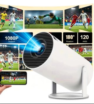 Mini Proyector 1080P 180° Rotación 120 ANSI
