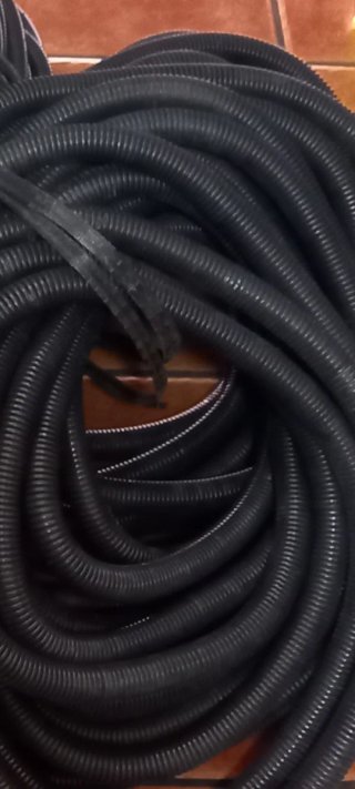 Rollo Tubo Corrugado Negro