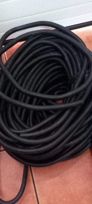 Rollo Tubo Corrugado Negro