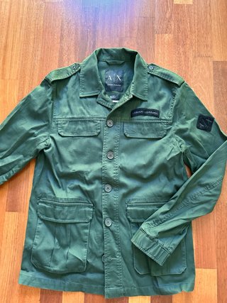 Camisa Armani Exchange verde hombre