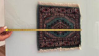 Mini alfombra oriental decorativa 40x30 cm