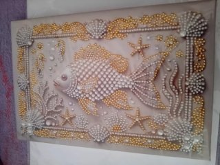 Quadro di un bellissimo pesce dorato