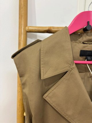 Chaleco cruzado Zara cinturón talla única
