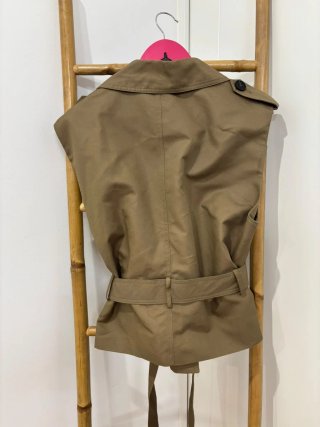 Chaleco cruzado Zara cinturón talla única