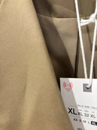 Chaleco cruzado Zara cinturón talla única