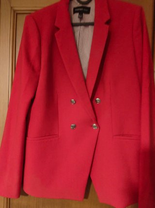 Chaqueta de Mango Roja Talla XL, de entretiempo