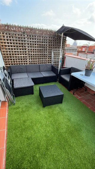 Conjunto sofás exterior