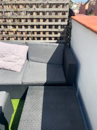 Conjunto sofás exterior