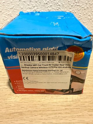 Cámara Marcha Atrás WiFi Bileeko 12-24V