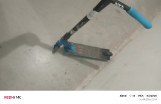 Patinete acrobático NKD azul