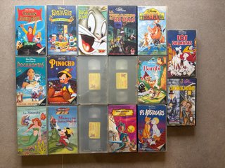 Lote Cintas VHS Disney Clásicos (Español)