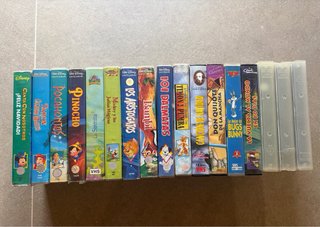Lote Cintas VHS Disney Clásicos (Español)