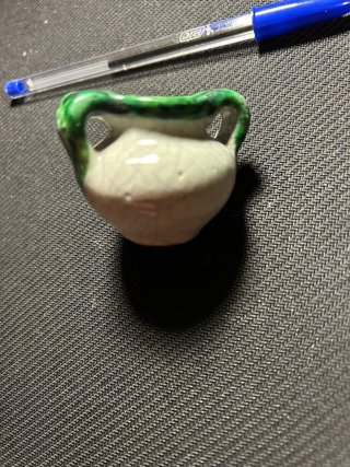 Cántaro cerámica vintage pintado a mano