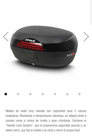 Maleta para moto SHAD