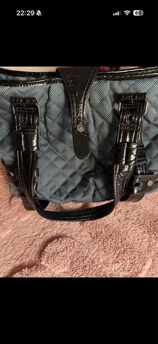 Bolso Adolfo Dominguez Azul y Negro