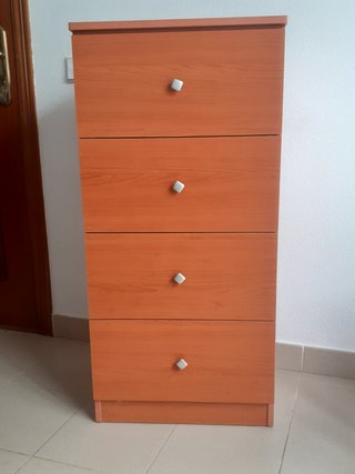Cajonera de Madera con 4 Cajones