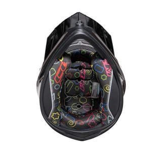 Casco Motocross Infantil CGM T:YM Negro/Rojo