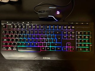 Teclado y Ratón KROM RGB Gaming