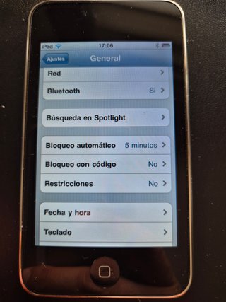 iPod touch 32GB A1318 Plata