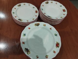 Vajilla San Claudio Vintage Flores