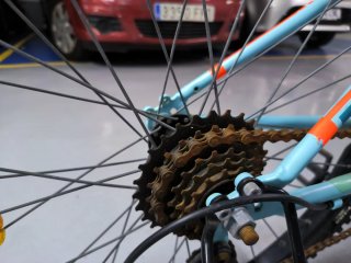 Bicicleta infantil Rockrider azul