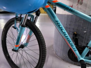 Bicicleta infantil Rockrider azul