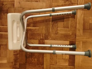 silla ortopédica aluminio cuatro patas desmontable