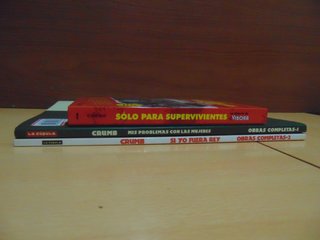 CRUMB OBRAS COMPLETAS 1 y 2 + SOLO SUPERVIVIENTES