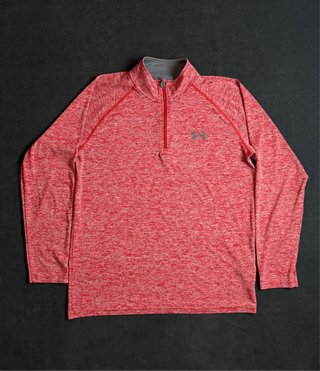 Under Armour Sudadera Técnica Media Cremallera Roj