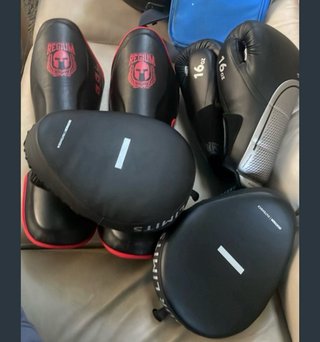 Guantes de Kick Boxing Decathlon