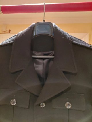 Abrigo Zara Hombre Talla XL Negro