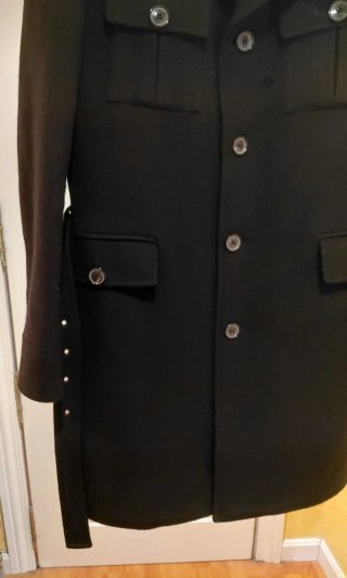 Abrigo Zara Hombre Talla XL Negro