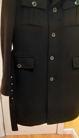 Abrigo Zara Hombre Talla XL Negro