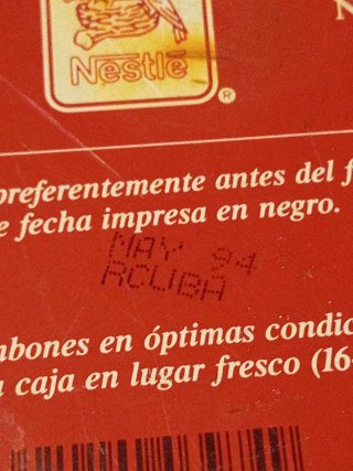 Caja Metálica Nestlé Caja Roja 1994