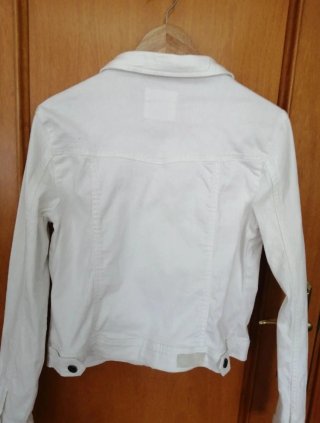 Cazadora vaquera blanca SuiteBlanco