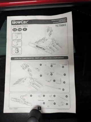 Portabicis de Bola TowCar T3