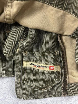 Diesel Utility Field Jacket Herringbone Verde L