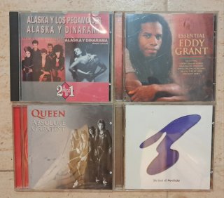 Lote 4 CD: Alaska, Eddy Grant, Queen, New Order