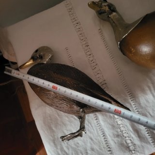 Pareja de Patos firma Elli Malevolti Años 70