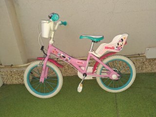 Bicicleta Infantil Minnie 16 Pulgadas
